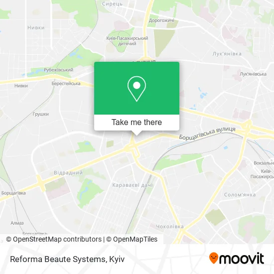 Карта Reforma Beaute Systems