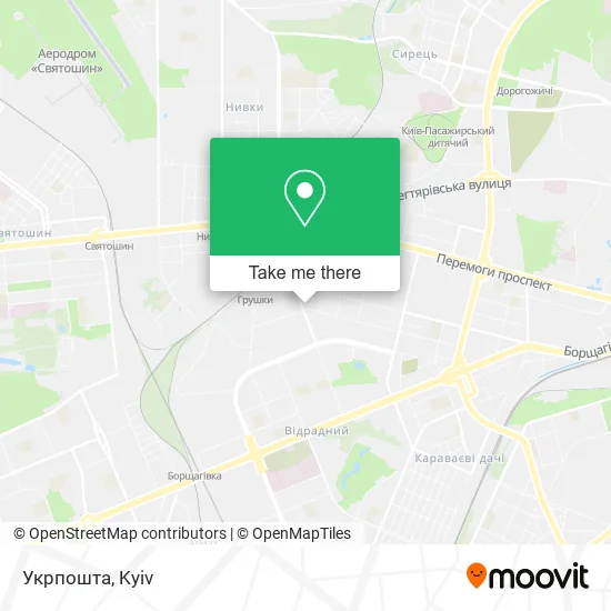 Укрпошта map