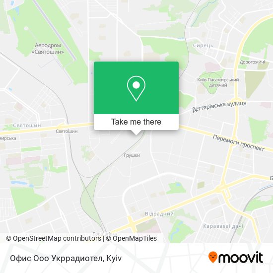 Офис Ооо Укррадиотел map
