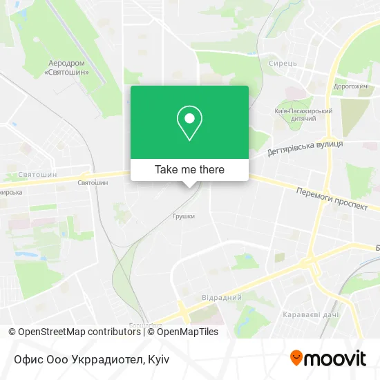 Карта Офис Ооо Укррадиотел