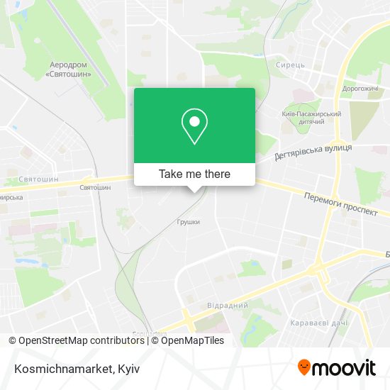 Карта Kosmichnamarket