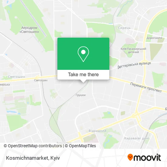 Карта Kosmichnamarket