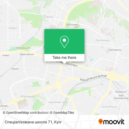 Спеціалізована школа 71 map