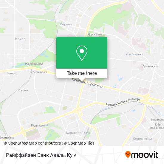 Райффайзен Банк Аваль map