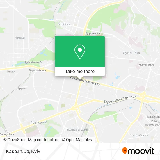 Карта Kasa.In.Ua