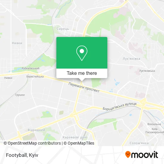 Карта Footyball