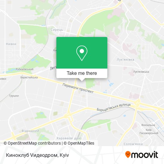 Киноклуб Vидеодром map