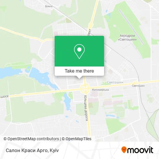 Салон Краси Арго map