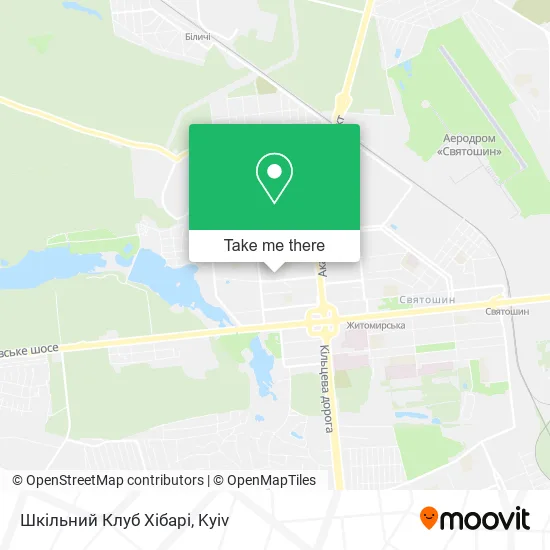 Карта Шкільний Клуб Хібарі
