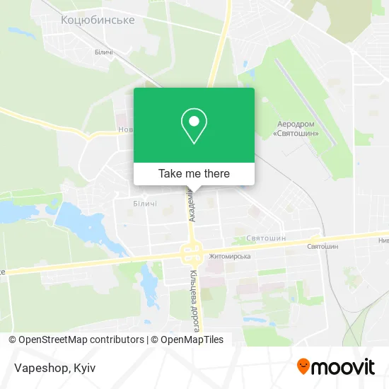 Карта Vapeshop