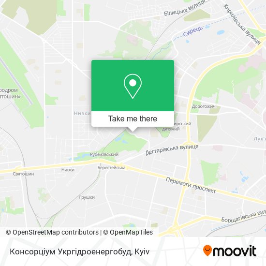 Карта Консорціум Укргідроенергобуд