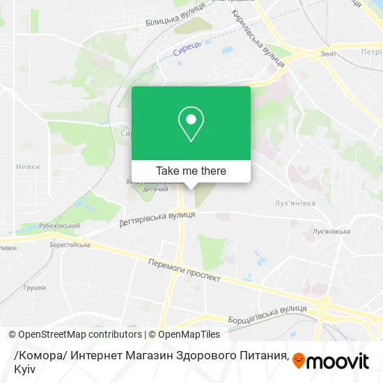 Карта /Комора/ Интернет Магазин Здорового Питания