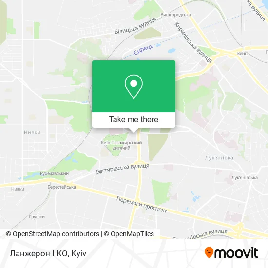 Карта Ланжерон І КО
