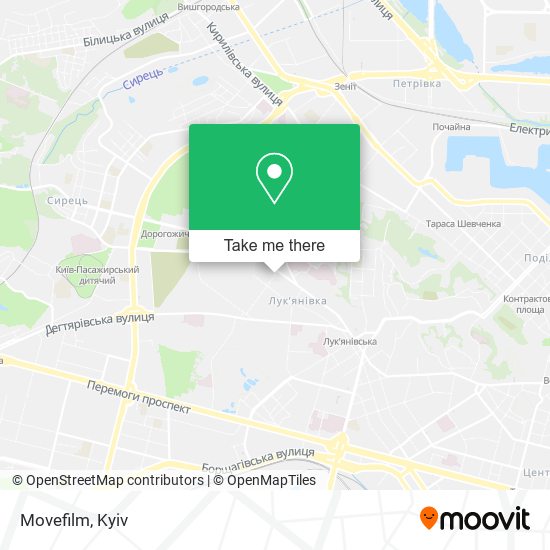 Movefilm map
