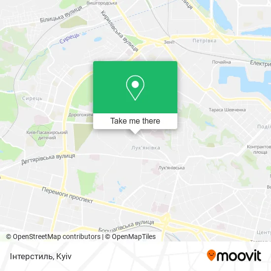 Інтерстиль map