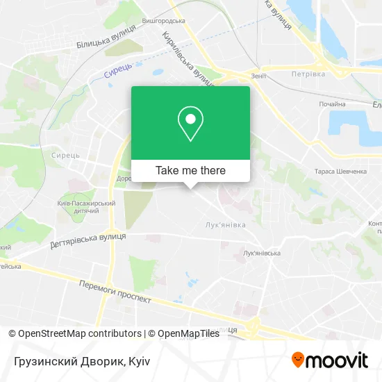 Карта Грузинский Дворик