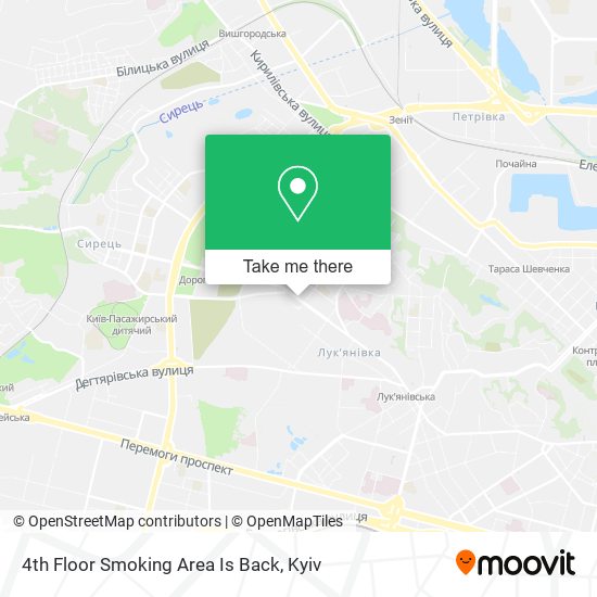 4th Floor Smoking Area Is Back map
