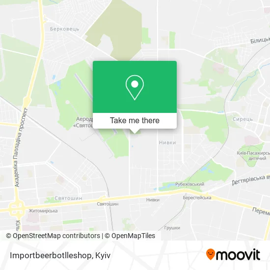 Карта Importbeerbotlleshop