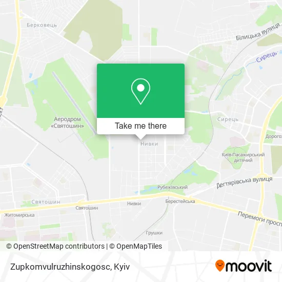 Карта Zupkomvulruzhinskogosc
