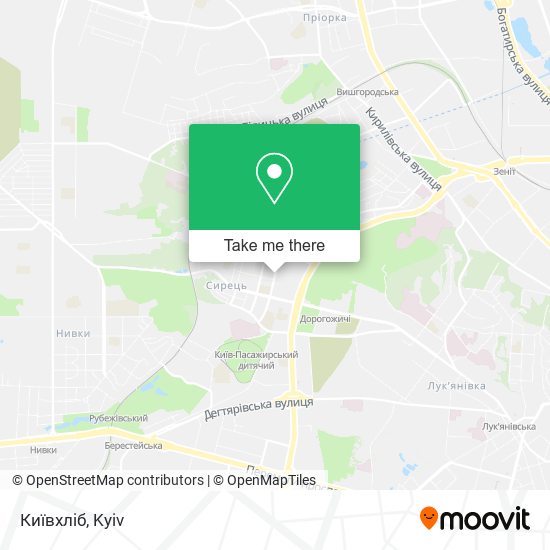 Київхліб map