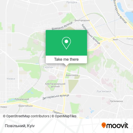 Карта Повільний