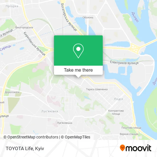 Карта TOYOTA Life