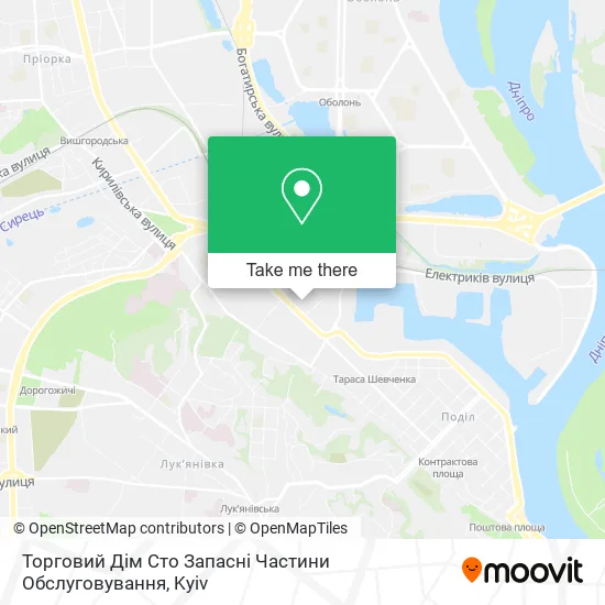 Торговий Дім Сто Запасні Частини Обслуговування map