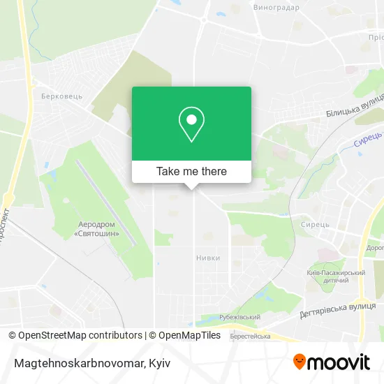 Карта Magtehnoskarbnovomar