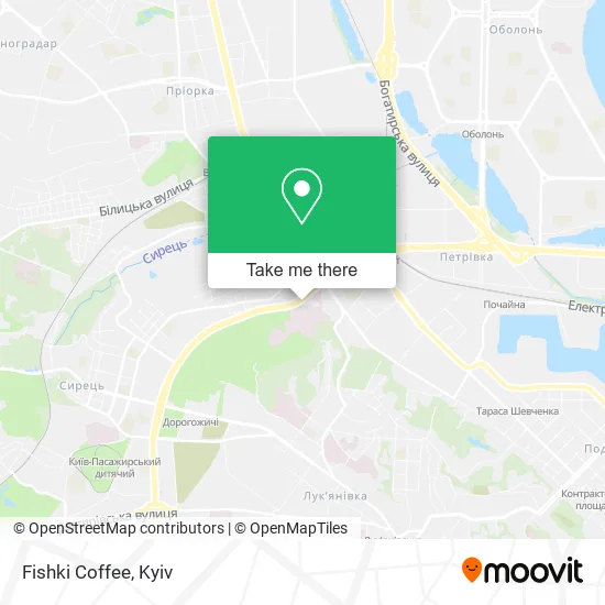 Карта Fishki Coffee