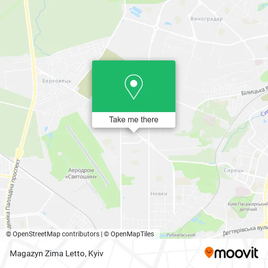 Карта Magazyn Zima Letto