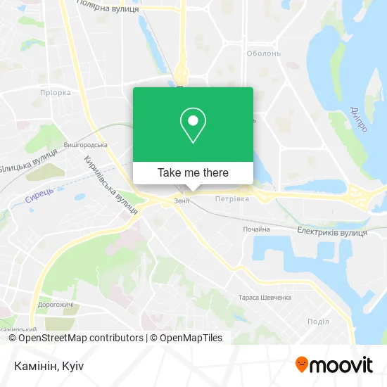 Карта Камінін