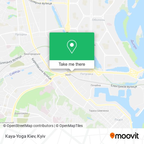 Kaya-Yoga Kiev map