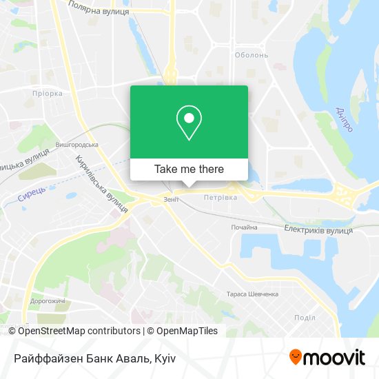 Райффайзен Банк Аваль map