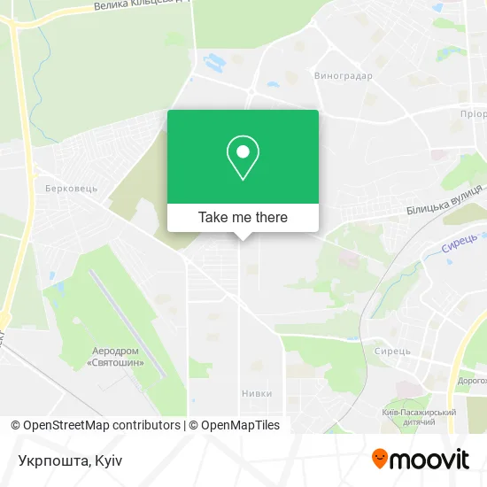 Карта Укрпошта