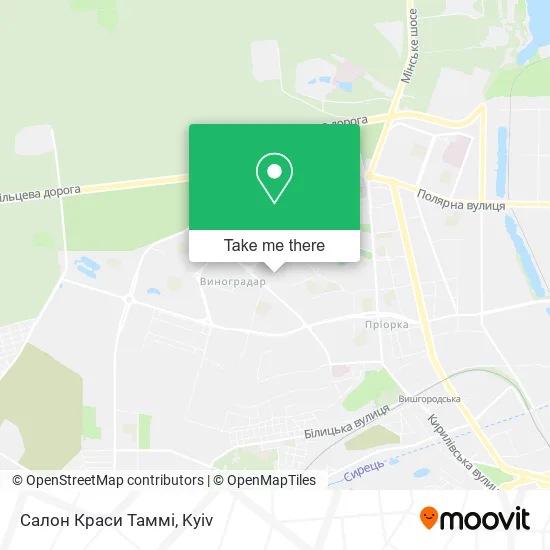 Карта Салон Краси Таммі