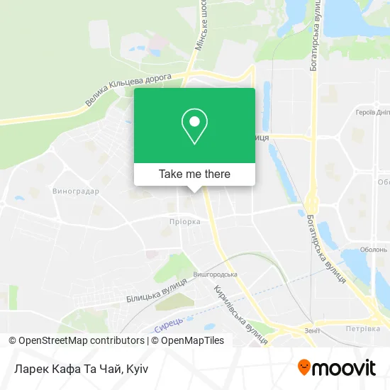 Карта Ларек Кафа Та Чай