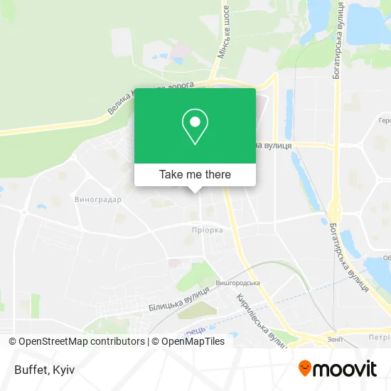 Карта Buffet