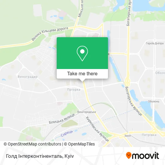 Голд Інтерконтіненталь map