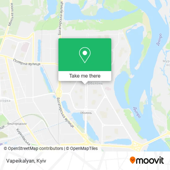 Карта Vapeikalyan