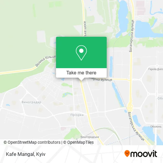 Карта Kafe Mangal