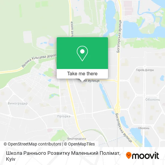 Карта Школа Раннього Розвитку Маленький Полімат