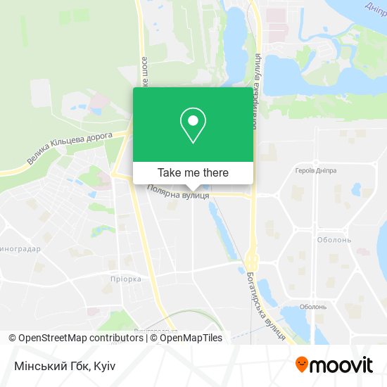 Мінський Гбк map