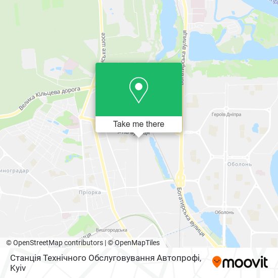 Станція Технічного Обслуговування Автопрофі map