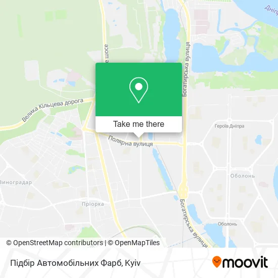 Підбір Автомобільних Фарб map