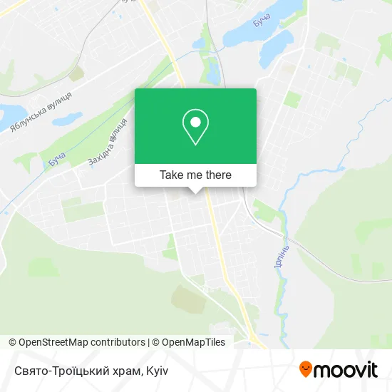 Карта Свято-Троїцький храм