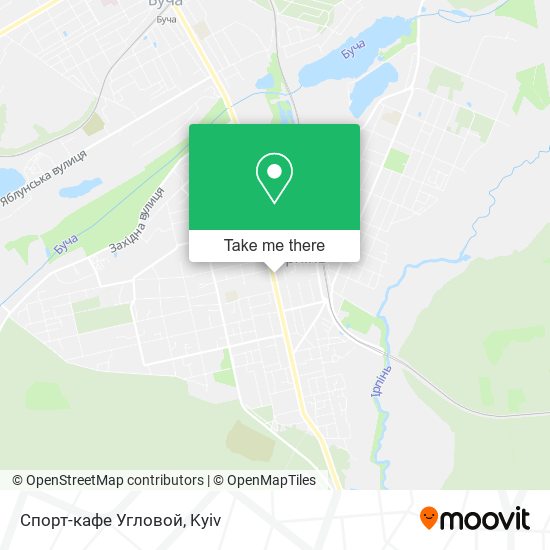 Карта Спорт-кафе Угловой