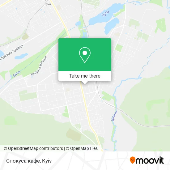 Спокуса кафе map