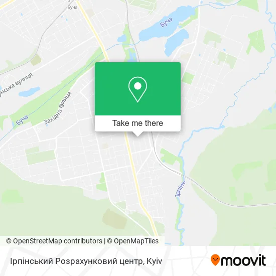 Ірпінський Розрахунковий центр map