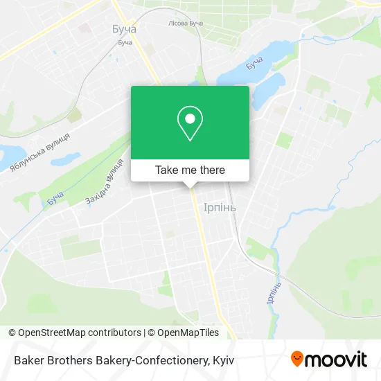 Карта Baker Brothers Bakery-Confectionery