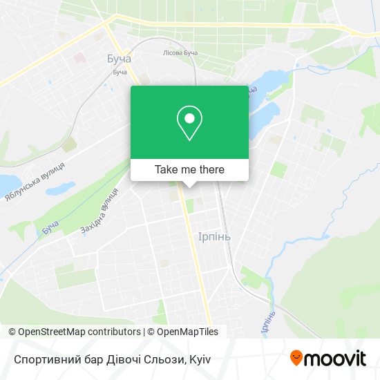 Спортивний бар Дівочі Сльози map